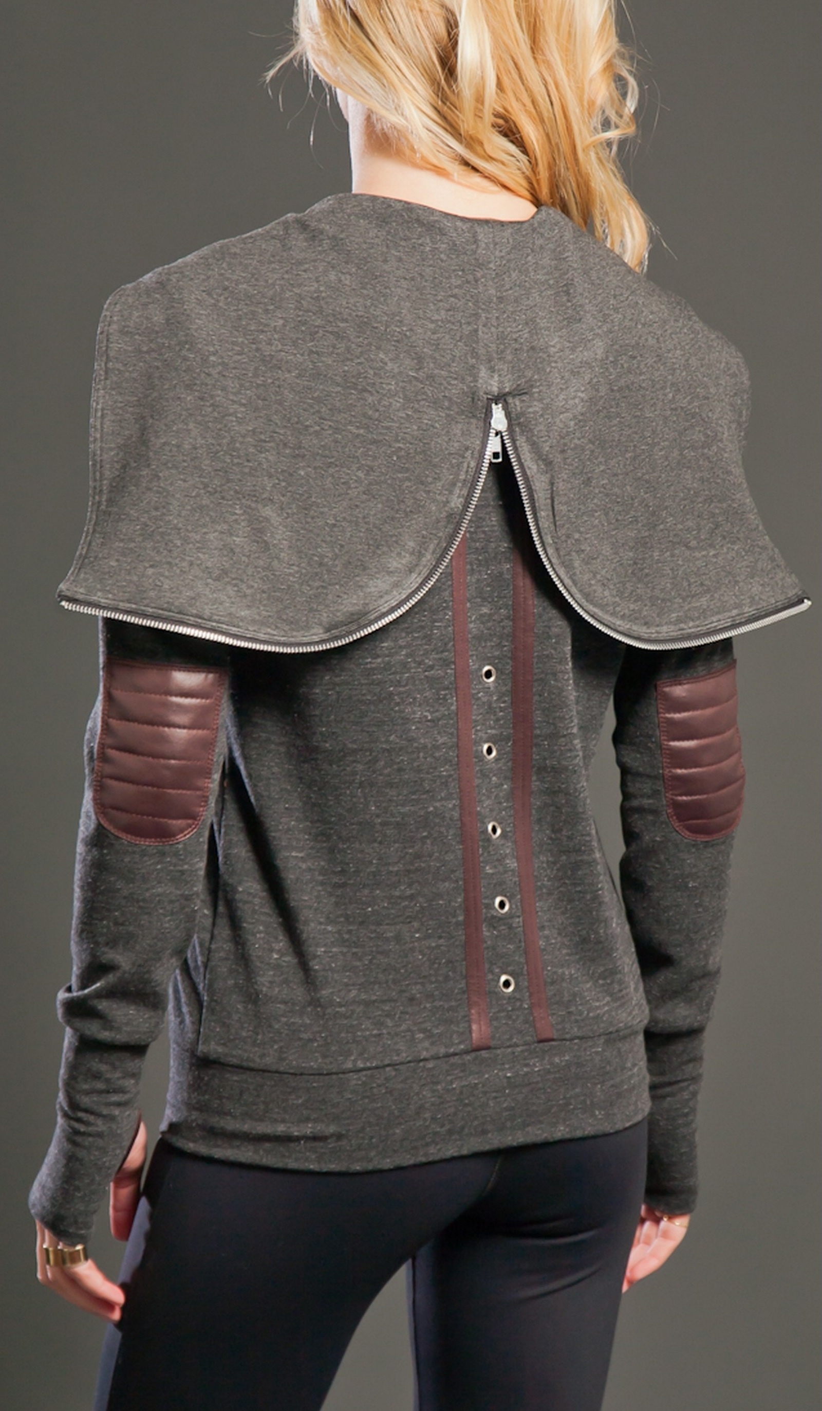 PAYNE jacket with a sculptural cape back